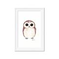 Picture of Baby Farm Owl _GroupedProduct_Rectangle_Portrait_Mini_ _GroupedProduct_Rectangle_Portrait_Framed_Matted_