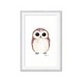 Picture of Baby Farm Owl _GroupedProduct_Rectangle_Portrait_Mini_ _GroupedProduct_Rectangle_Portrait_Framed_Matted_