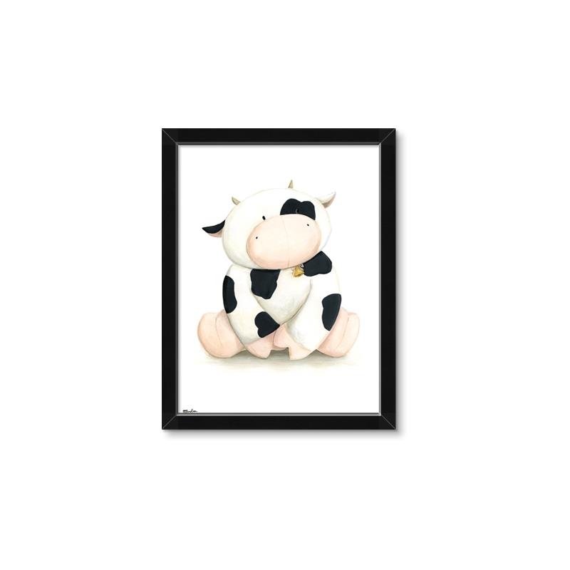 Picture of Cute Cow _GroupedProduct_Rectangle_Portrait_Mini_ _GroupedProduct_Rectangle_Portrait_Framed_Matted_