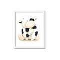 Picture of Cute Cow _GroupedProduct_Rectangle_Portrait_Mini_ _GroupedProduct_Rectangle_Portrait_Framed_Matted_