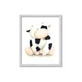 Picture of Cute Cow _GroupedProduct_Rectangle_Portrait_Mini_ _GroupedProduct_Rectangle_Portrait_Framed_Matted_