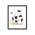 Picture of Cute Cow _GroupedProduct_Rectangle_Portrait_Mini_ _GroupedProduct_Rectangle_Portrait_Framed_Matted_