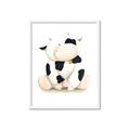 Picture of Cute Cow _GroupedProduct_Rectangle_Portrait_Mini_ _GroupedProduct_Rectangle_Portrait_Framed_Matted_