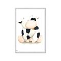 Picture of Cute Cow _GroupedProduct_Rectangle_Portrait_Mini_ _GroupedProduct_Rectangle_Portrait_Framed_Matted_