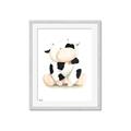 Picture of Cute Cow _GroupedProduct_Rectangle_Portrait_Mini_ _GroupedProduct_Rectangle_Portrait_Framed_Matted_