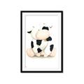 Picture of Cute Cow _GroupedProduct_Rectangle_Portrait_Mini_ _GroupedProduct_Rectangle_Portrait_Framed_Matted_