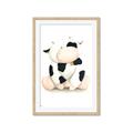 Picture of Cute Cow _GroupedProduct_Rectangle_Portrait_Mini_ _GroupedProduct_Rectangle_Portrait_Framed_Matted_