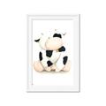 Picture of Cute Cow _GroupedProduct_Rectangle_Portrait_Mini_ _GroupedProduct_Rectangle_Portrait_Framed_Matted_