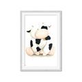 Picture of Cute Cow _GroupedProduct_Rectangle_Portrait_Mini_ _GroupedProduct_Rectangle_Portrait_Framed_Matted_
