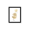Picture of Floating Baby lion cub _GroupedProduct_Rectangle_Portrait_Mini_ _GroupedProduct_Rectangle_Portrait_Framed_Matted_