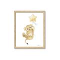 Picture of Floating Baby lion cub _GroupedProduct_Rectangle_Portrait_Mini_ _GroupedProduct_Rectangle_Portrait_Framed_Matted_