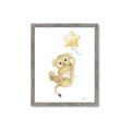 Picture of Floating Baby lion cub _GroupedProduct_Rectangle_Portrait_Mini_ _GroupedProduct_Rectangle_Portrait_Framed_Matted_