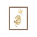 Picture of Floating Baby lion cub _GroupedProduct_Rectangle_Portrait_Mini_ _GroupedProduct_Rectangle_Portrait_Framed_Matted_