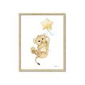 Picture of Floating Baby lion cub _GroupedProduct_Rectangle_Portrait_Mini_ _GroupedProduct_Rectangle_Portrait_Framed_Matted_