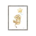 Picture of Floating Baby lion cub _GroupedProduct_Rectangle_Portrait_Mini_ _GroupedProduct_Rectangle_Portrait_Framed_Matted_