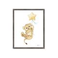 Picture of Floating Baby lion cub _GroupedProduct_Rectangle_Portrait_Mini_ _GroupedProduct_Rectangle_Portrait_Framed_Matted_