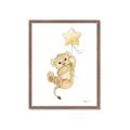 Picture of Floating Baby lion cub _GroupedProduct_Rectangle_Portrait_Mini_ _GroupedProduct_Rectangle_Portrait_Framed_Matted_