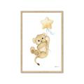 Picture of Floating Baby lion cub _GroupedProduct_Rectangle_Portrait_Mini_ _GroupedProduct_Rectangle_Portrait_Framed_Matted_
