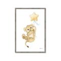 Picture of Floating Baby lion cub _GroupedProduct_Rectangle_Portrait_Mini_ _GroupedProduct_Rectangle_Portrait_Framed_Matted_