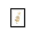 Picture of Floating Baby lion cub _GroupedProduct_Rectangle_Portrait_Mini_ _GroupedProduct_Rectangle_Portrait_Framed_Matted_