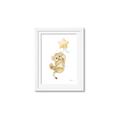 Picture of Floating Baby lion cub _GroupedProduct_Rectangle_Portrait_Mini_ _GroupedProduct_Rectangle_Portrait_Framed_Matted_