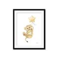 Picture of Floating Baby lion cub _GroupedProduct_Rectangle_Portrait_Mini_ _GroupedProduct_Rectangle_Portrait_Framed_Matted_