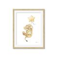 Picture of Floating Baby lion cub _GroupedProduct_Rectangle_Portrait_Mini_ _GroupedProduct_Rectangle_Portrait_Framed_Matted_