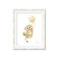 Picture of Floating Baby lion cub _GroupedProduct_Rectangle_Portrait_Mini_ _GroupedProduct_Rectangle_Portrait_Framed_Matted_