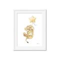 Picture of Floating Baby lion cub _GroupedProduct_Rectangle_Portrait_Mini_ _GroupedProduct_Rectangle_Portrait_Framed_Matted_