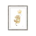 Picture of Floating Baby lion cub _GroupedProduct_Rectangle_Portrait_Mini_ _GroupedProduct_Rectangle_Portrait_Framed_Matted_
