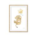 Picture of Floating Baby lion cub _GroupedProduct_Rectangle_Portrait_Mini_ _GroupedProduct_Rectangle_Portrait_Framed_Matted_