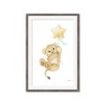 Picture of Floating Baby lion cub _GroupedProduct_Rectangle_Portrait_Mini_ _GroupedProduct_Rectangle_Portrait_Framed_Matted_