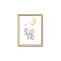 Picture of Floating baby elephant _GroupedProduct_Rectangle_Portrait_Mini_ _GroupedProduct_Rectangle_Portrait_Framed_Matted_