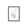 Picture of Floating baby elephant _GroupedProduct_Rectangle_Portrait_Mini_ _GroupedProduct_Rectangle_Portrait_Framed_Matted_