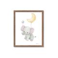 Picture of Floating baby elephant _GroupedProduct_Rectangle_Portrait_Mini_ _GroupedProduct_Rectangle_Portrait_Framed_Matted_