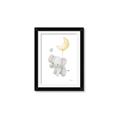 Picture of Floating baby elephant _GroupedProduct_Rectangle_Portrait_Mini_ _GroupedProduct_Rectangle_Portrait_Framed_Matted_