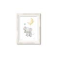 Picture of Floating baby elephant _GroupedProduct_Rectangle_Portrait_Mini_ _GroupedProduct_Rectangle_Portrait_Framed_Matted_