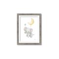 Picture of Floating baby elephant _GroupedProduct_Rectangle_Portrait_Mini_ _GroupedProduct_Rectangle_Portrait_Framed_Matted_
