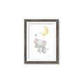 Picture of Floating baby elephant _GroupedProduct_Rectangle_Portrait_Mini_ _GroupedProduct_Rectangle_Portrait_Framed_Matted_