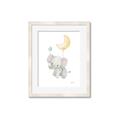 Picture of Floating baby elephant _GroupedProduct_Rectangle_Portrait_Mini_ _GroupedProduct_Rectangle_Portrait_Framed_Matted_