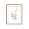 Picture of Floating baby elephant _GroupedProduct_Rectangle_Portrait_Mini_ _GroupedProduct_Rectangle_Portrait_Framed_Matted_