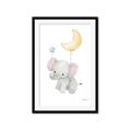 Picture of Floating baby elephant _GroupedProduct_Rectangle_Portrait_Mini_ _GroupedProduct_Rectangle_Portrait_Framed_Matted_