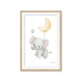 Picture of Floating baby elephant _GroupedProduct_Rectangle_Portrait_Mini_ _GroupedProduct_Rectangle_Portrait_Framed_Matted_