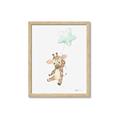 Picture of floating baby Giaraffe  _GroupedProduct_Rectangle_Portrait_Mini_ _GroupedProduct_Rectangle_Portrait_Framed_Matted_