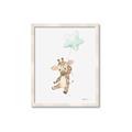 Picture of floating baby Giaraffe  _GroupedProduct_Rectangle_Portrait_Mini_ _GroupedProduct_Rectangle_Portrait_Framed_Matted_
