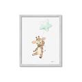 Picture of floating baby Giaraffe  _GroupedProduct_Rectangle_Portrait_Mini_ _GroupedProduct_Rectangle_Portrait_Framed_Matted_