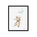 Picture of floating baby Giaraffe  _GroupedProduct_Rectangle_Portrait_Mini_ _GroupedProduct_Rectangle_Portrait_Framed_Matted_
