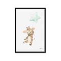 Picture of floating baby Giaraffe  _GroupedProduct_Rectangle_Portrait_Mini_ _GroupedProduct_Rectangle_Portrait_Framed_Matted_
