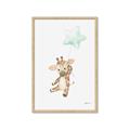 Picture of floating baby Giaraffe  _GroupedProduct_Rectangle_Portrait_Mini_ _GroupedProduct_Rectangle_Portrait_Framed_Matted_