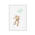 Picture of floating baby Giaraffe  _GroupedProduct_Rectangle_Portrait_Mini_ _GroupedProduct_Rectangle_Portrait_Framed_Matted_